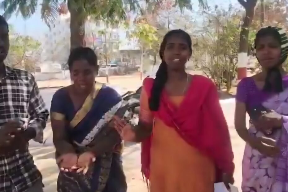 నాగర్కర్నూల్లో న్యాయం కోసం బాధితుల నిరసన