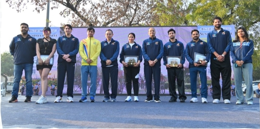 ESIC 75th Foundation Day Sundays on Cycle Event at Indira Gandhi Indoor Stadium Delhi