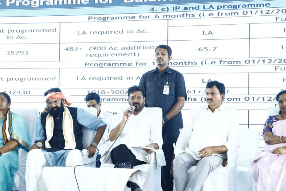 దేవాదుల పంప్ హౌస్‌ను పరిశీలిస్తున్న సీఎం రేవంత్ రెడ్డి మరియు మంత్రులు