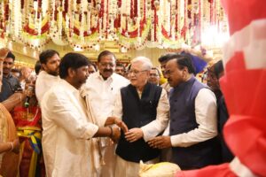 గవర్నర్ జిష్ణు దేవ్ వర్మ మరియు భట్టి విక్రమార్క