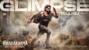 Naga Chaitanya fierce look in Vrushakarma movie glimpse poster