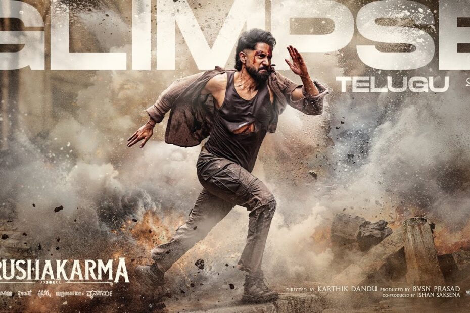 Naga Chaitanya fierce look in Vrushakarma movie glimpse poster
