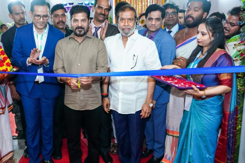 CM Revanth Reddy inaugurating Medicover Hospital in Kokapet