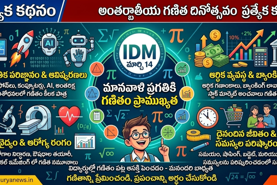 అంతర్జాతీయ గణిత దినోత్సవం ప్రత్యేక ఇన్ఫోగ్రాఫిక్ - సూర్య న్యూస్