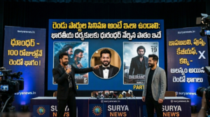Director Aditya Dhar and Actor Ranveer Singh talking about Dhurandhar movie part 1 and part 2 release in 100 days gap