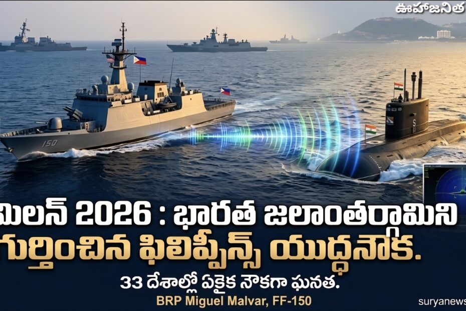 Philippines Navy warship BRP Miguel Malvar successfully detects Indian submarine in MILAN 2026 exercise