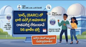 BARC Jobs 2026 : నిరుద్యోగులకు బంపర్ ఆఫర్.. రాతపరీక్ష లేకుండానే కేంద్ర ప్రభుత్వ సంస్థలో అద్భుత ఉద్యోగం.. ఈ అర్హతలు ఉంటే వెంటనే అప్లై చేయండి BARC Research Associate Fellowship Recruitment Notification Details