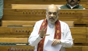 Union Home Minister Amit Shah speaking in Lok Sabha