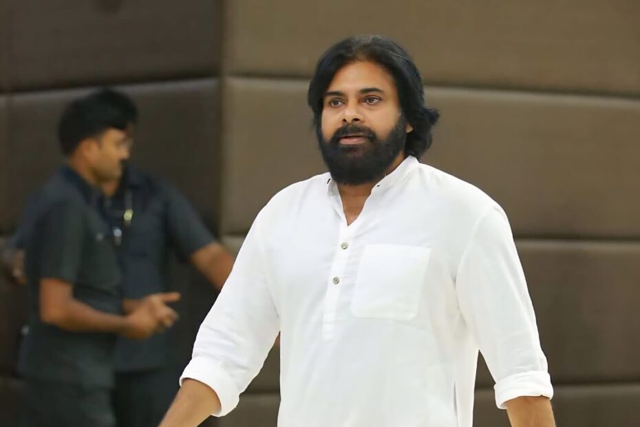 AP Deputy CM Pawan Kalyan at a review meeting