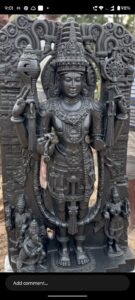 జయశంకర్ భూపాలపల్లి జిల్లాలో బయటపడిన 1000 ఏళ్ల నాటి పురాతన విష్ణుమూర్తి విగ్రహం