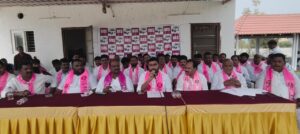 ఎమ్మెల్సీ శంభీపూర్ క్రిష్ణ ప్రెస్ మీట్ ఫోటో - తెలంగాణ బడ్జెట్ పై విమర్శలు