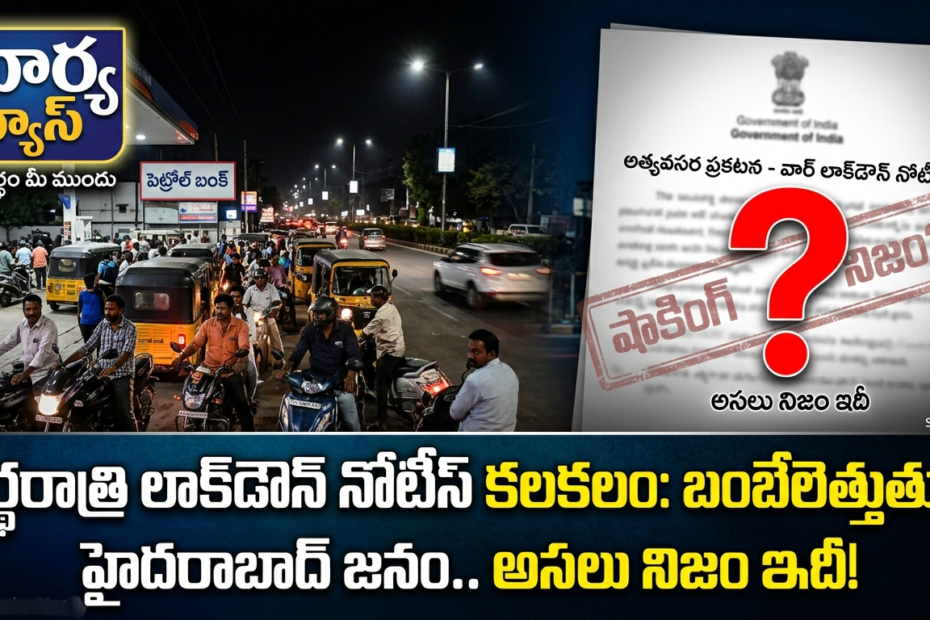 Suspicious Lockdown Notice and People Panic at Petrol Bunk