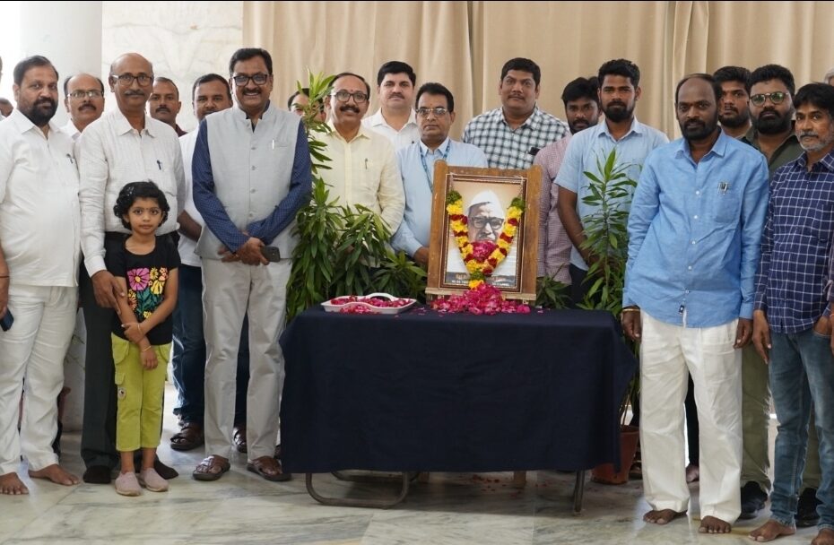 BRAOU officials at Babu Jagjivan Ram Jayanthi event