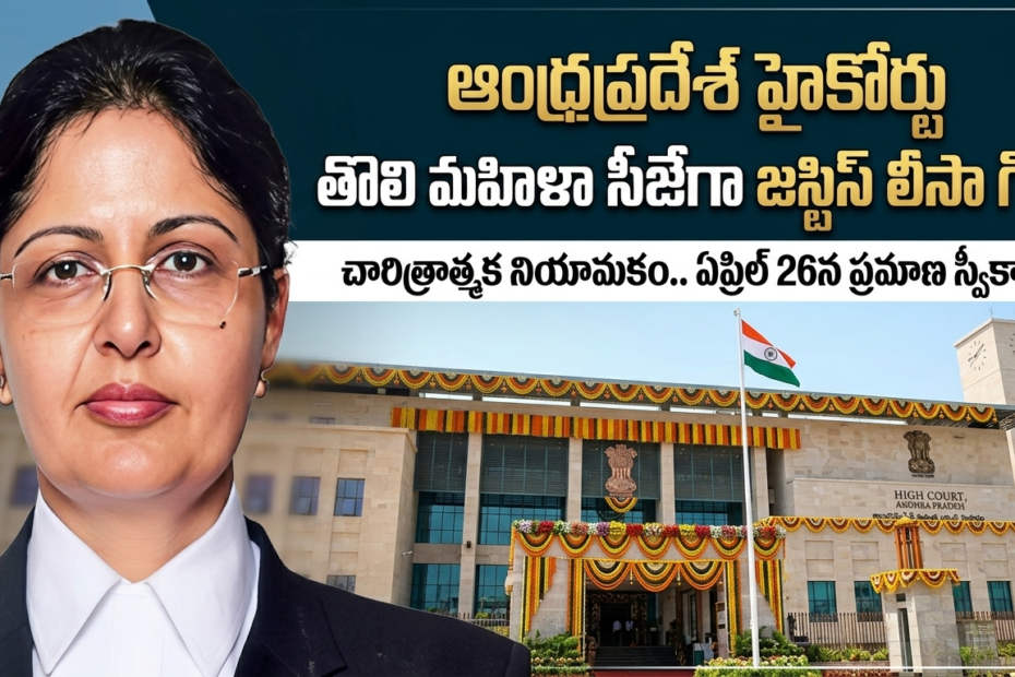 Justice Lisa Gill First Woman Chief Justice of AP High Court