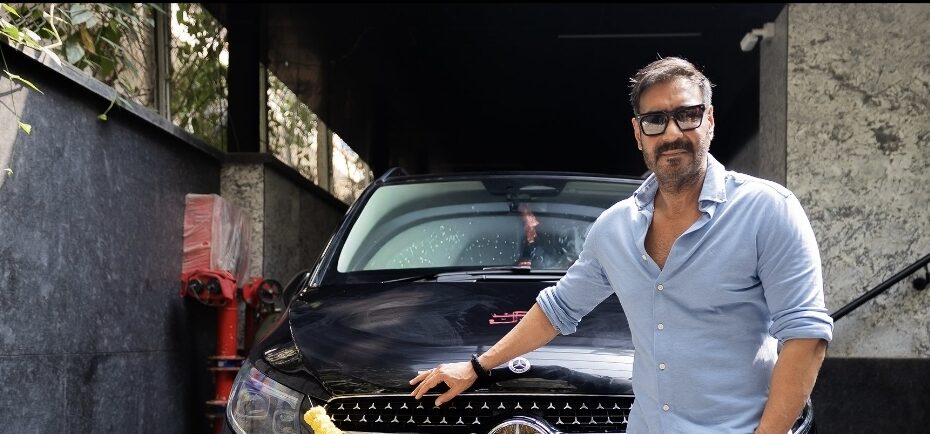 Ajay Devgn's new Mercedes Benz V Class with starlight ceiling