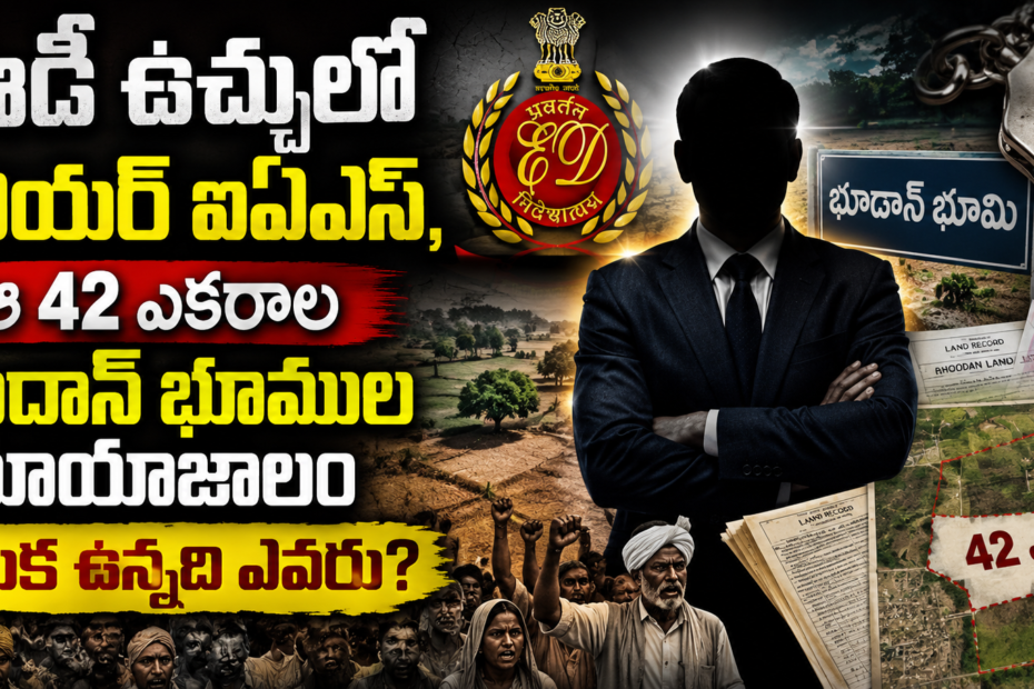 ED summons IAS Amoy Kumar regarding Bhudan land scam