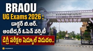 BRAOU UG Exams 2026 Schedule