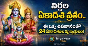 Lord Vishnu and Goddess Lakshmi for Nirjala Ekadashi 2026