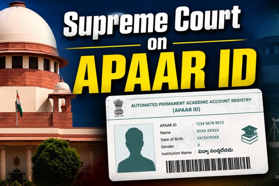 Supreme Court ruling on APAAR ID and Aadhaar for student admissions