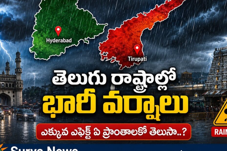 AP Telangana Rain Alerts Heavy Rains IMD Warning (AP Telangana Rain Alerts)