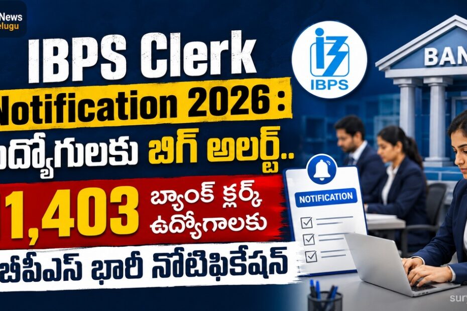 IBPS Clerk Notification 2026