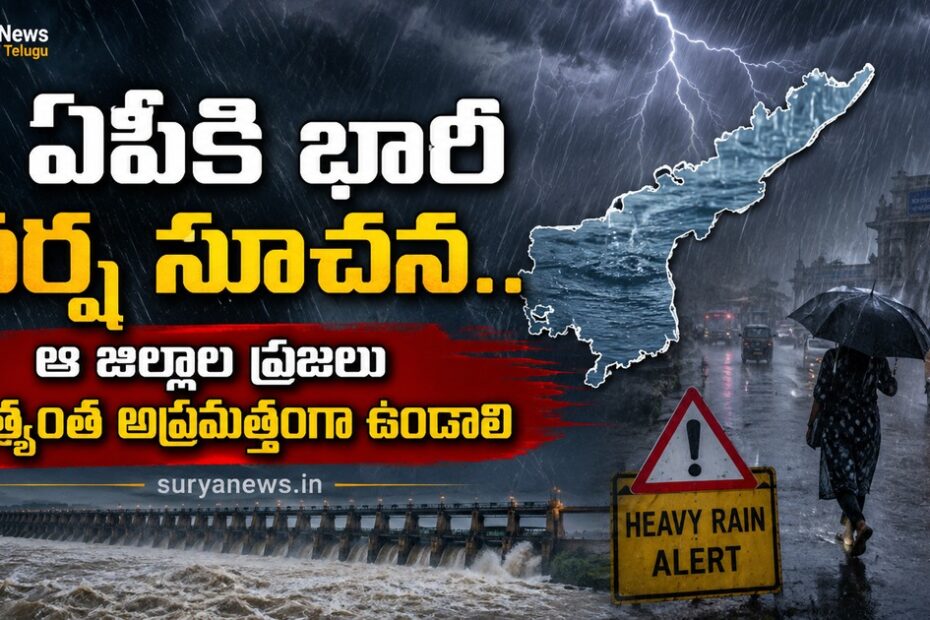 AP Weather Alert Heavy Rains forecast in Andhra Pradesh Warning