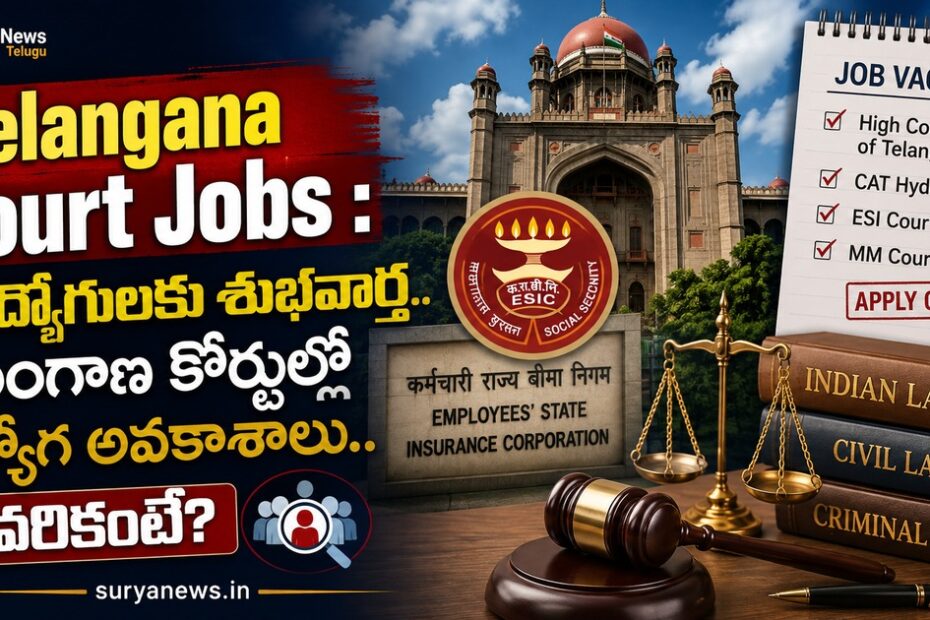Telangana Court Jobs Notification 2026 Details