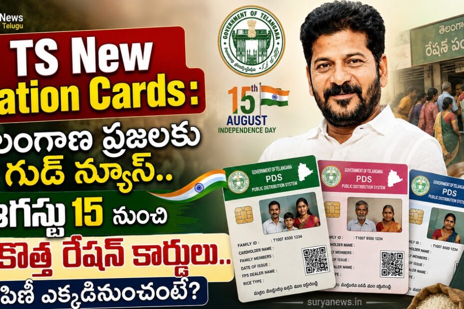 CM Revanth Reddy Launching New Ration Cards in Telangana