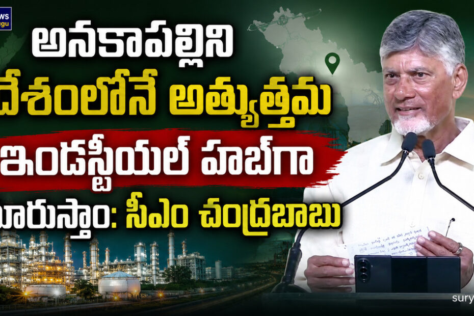 anakapalli industrial hub cm chandrababu