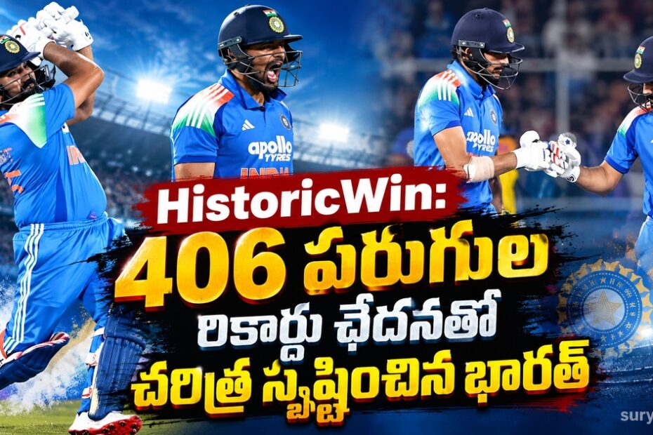 historicwin 406 run chase india