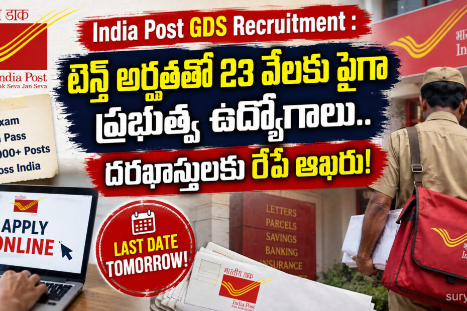 india post gds recruitment 23000 jobs