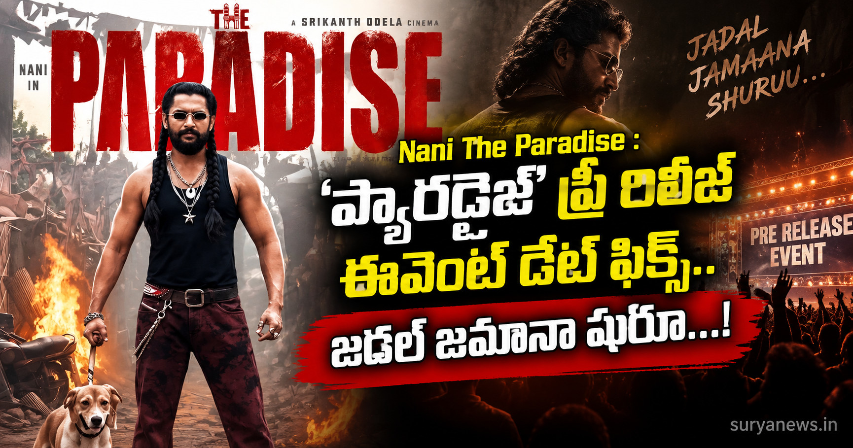nani the paradise pre release event