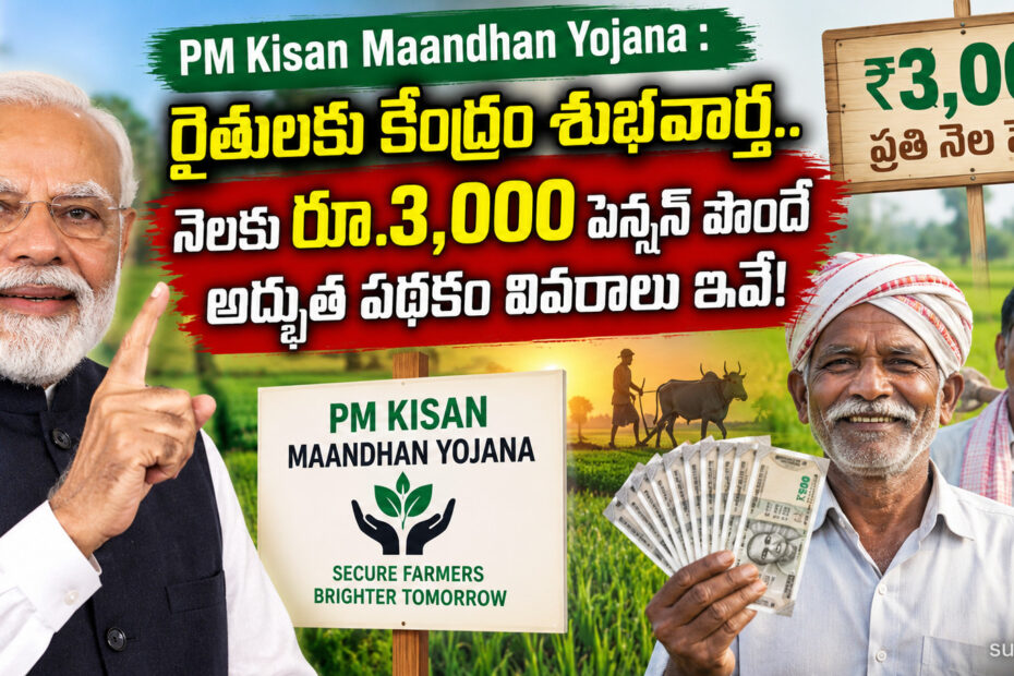pm kisan maandhan yojana 3000 pension