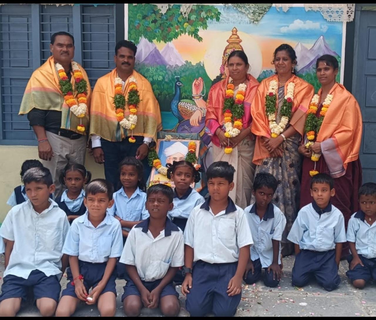 teachers day celebrations damera bhimanapalli