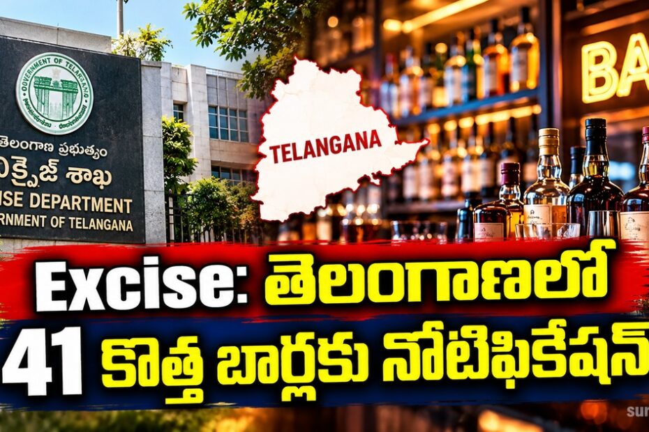 telangana 41 new bars notification
