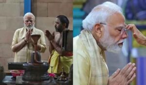 PM Modi: ప్రజా జీవితంలో 25 వసంతాలు.. ఆలయంలో ప్రధాని పూజలు PM narendra modi 25 years in politics