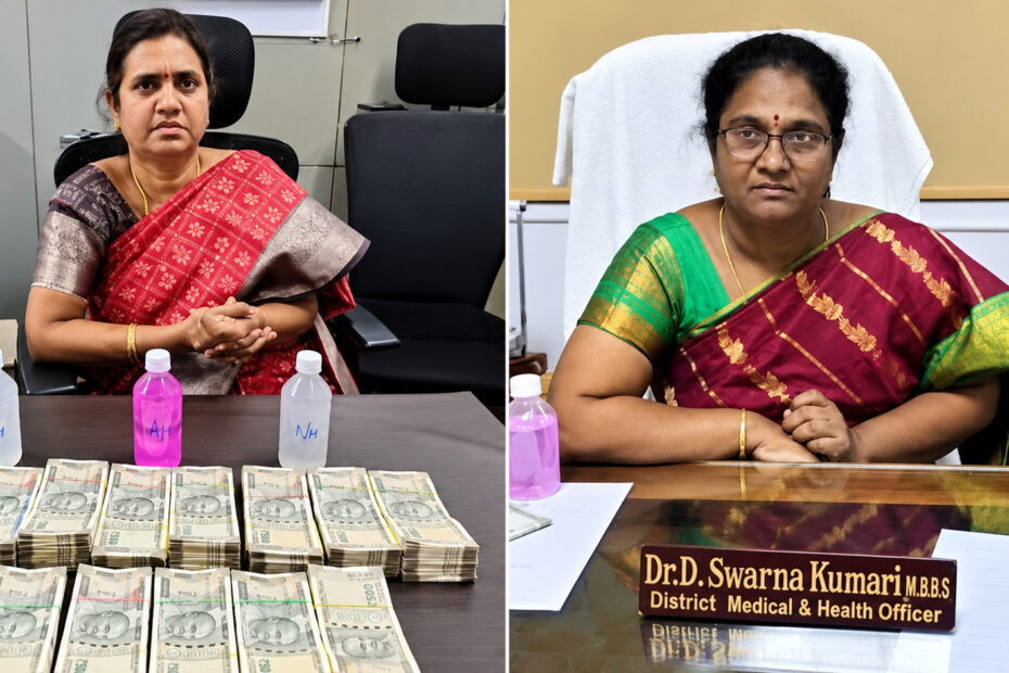 ACB Raids on two women officers