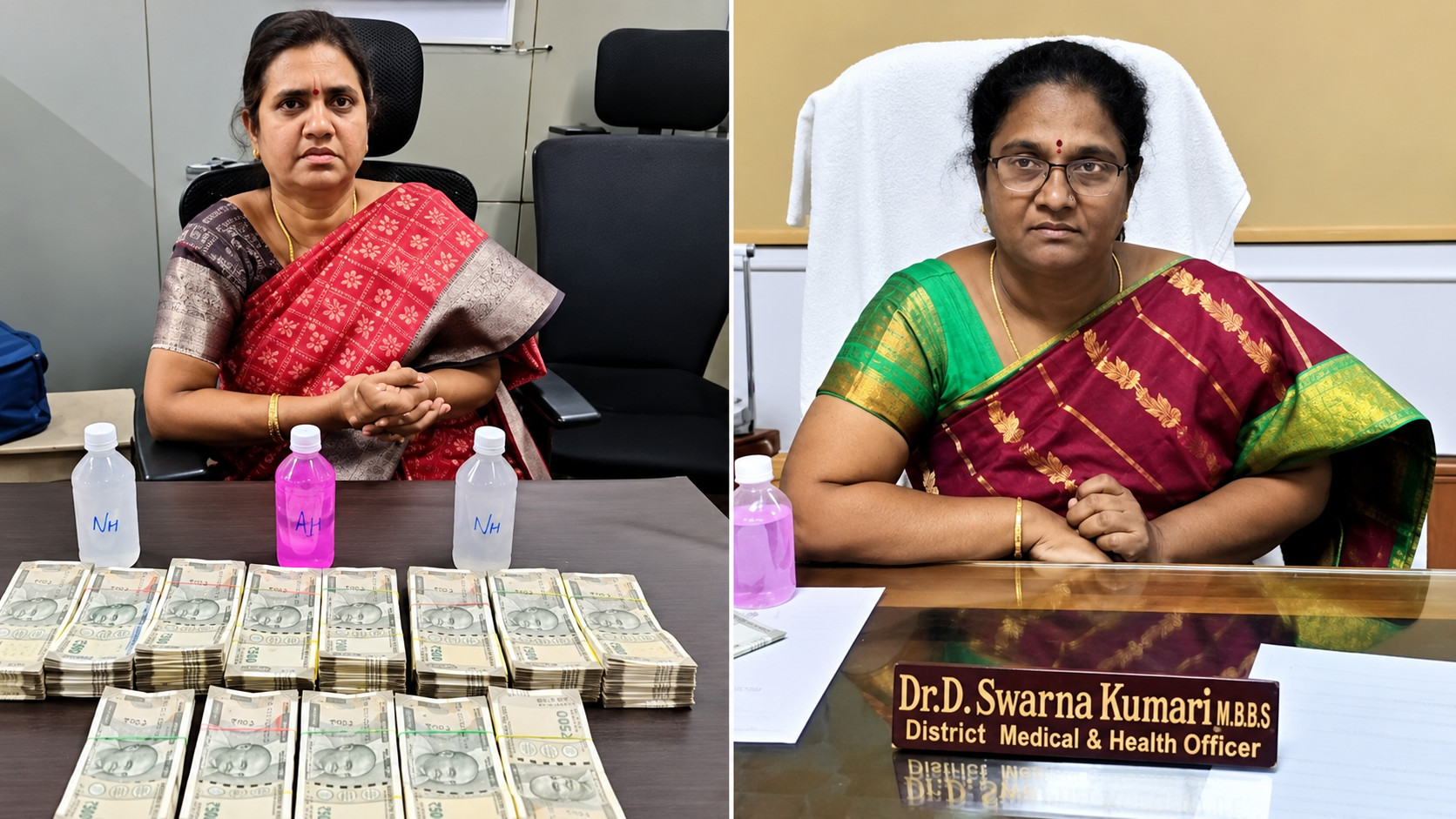 ACB Raids on two women officers