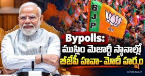 bypolls bjp muslim majority seats