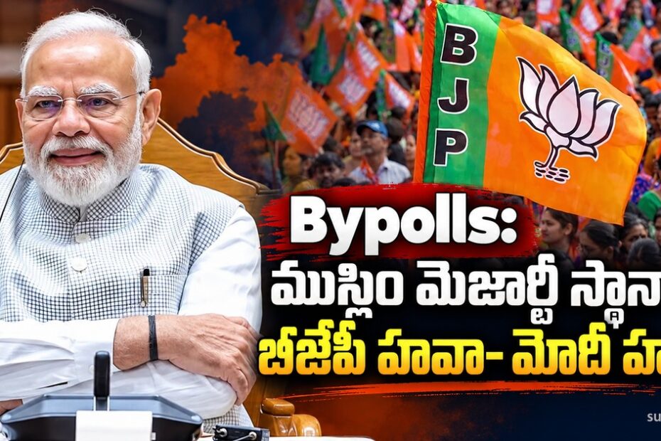 bypolls bjp muslim majority seats