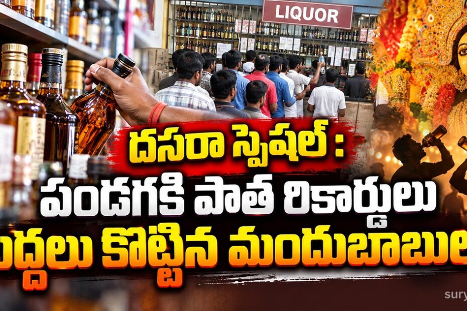 dasara liquor sales record