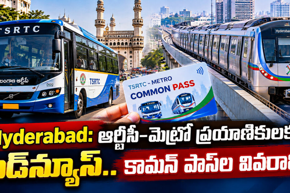 hyderabad tsrtc metro common pass