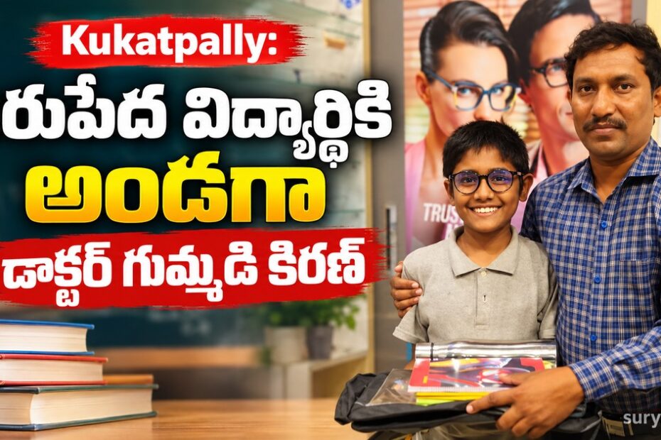 kukatpally poor student support dr gummadi kiran