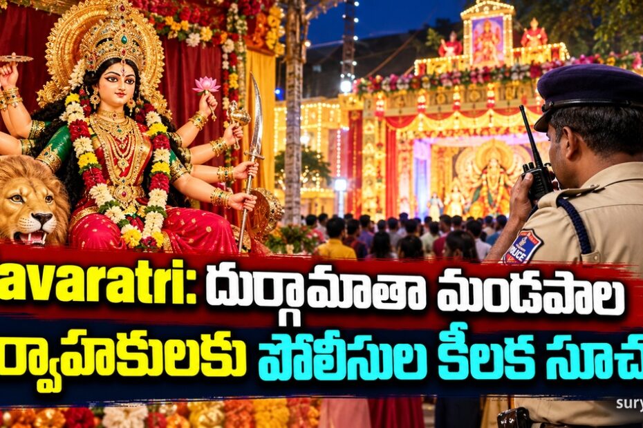 navaratri durga puja police guidelines