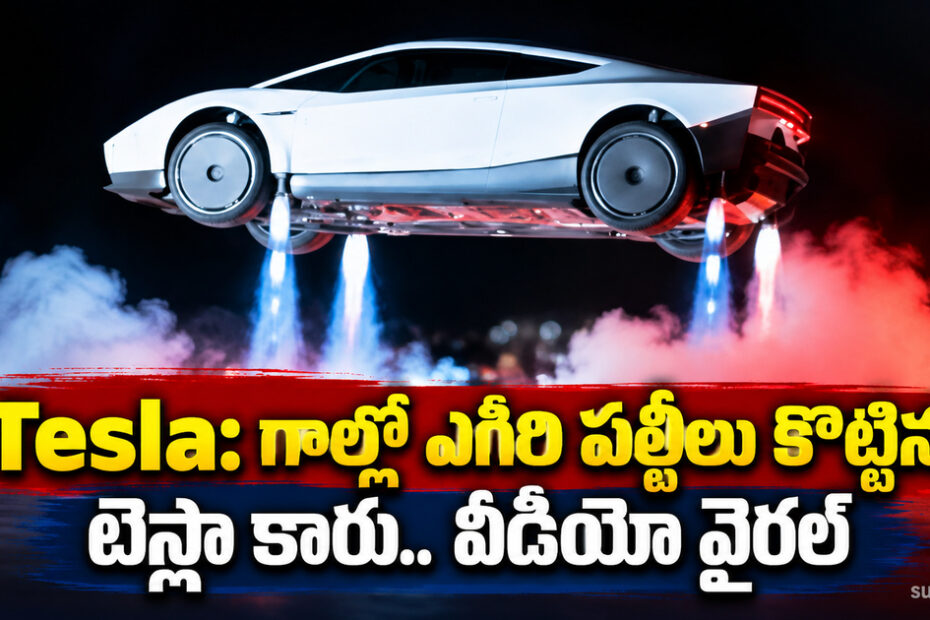 tesla car video viral