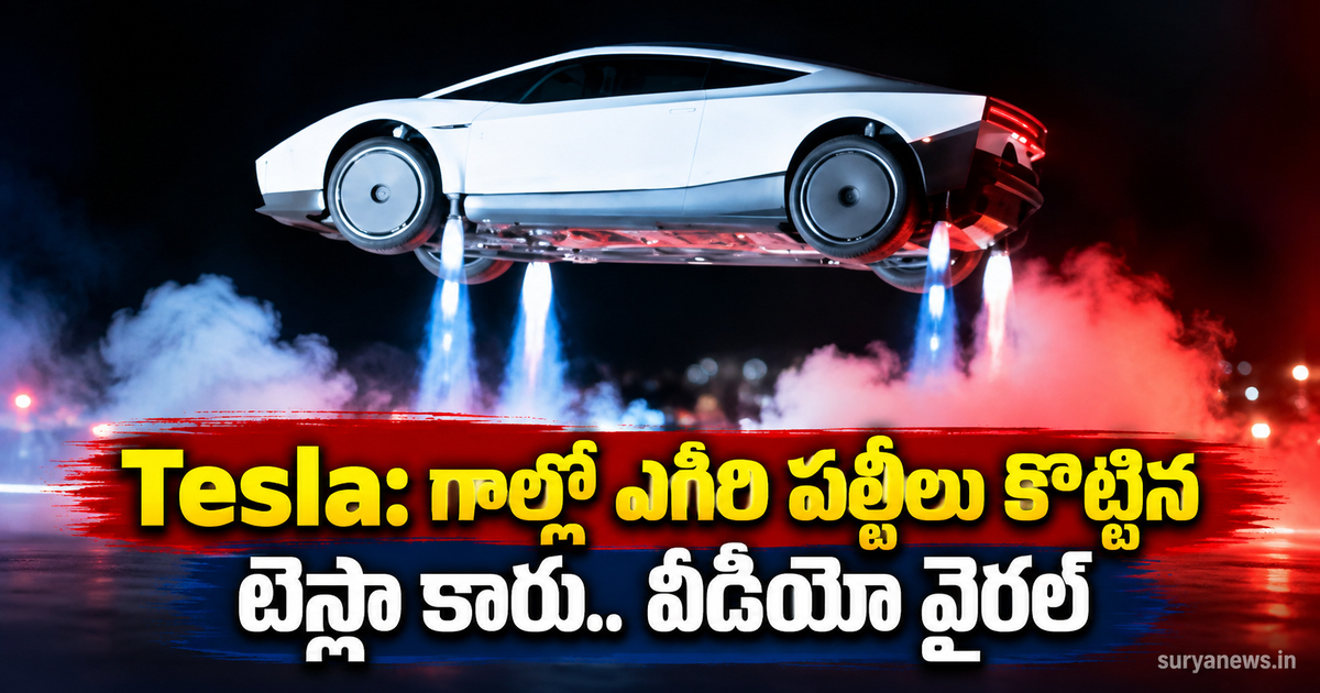 tesla car video viral
