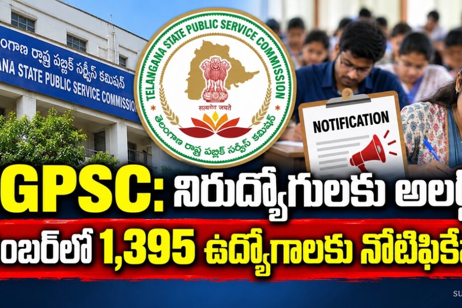 tgpsc 1395 jobs november